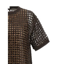 Sequin mesh dress