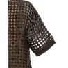 Sequin mesh dress