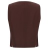 Viscose and linen vest