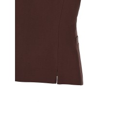 Viscose and linen vest
