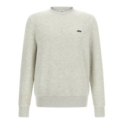 Logo embroidery sweatshirt