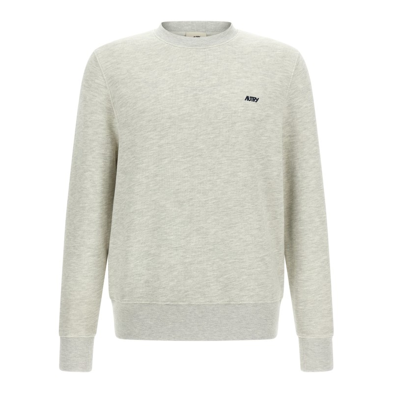 Logo embroidery sweatshirt