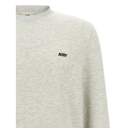 Logo embroidery sweatshirt