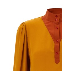 Color-block blouse