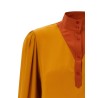 Color-block blouse