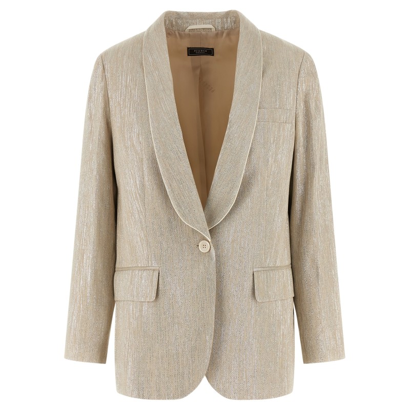 Lamé thread blazer