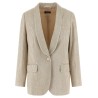 Lamé thread blazer
