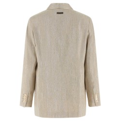 Lamé thread blazer
