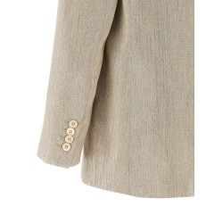 Lamé thread blazer