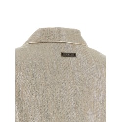 Lamé thread blazer