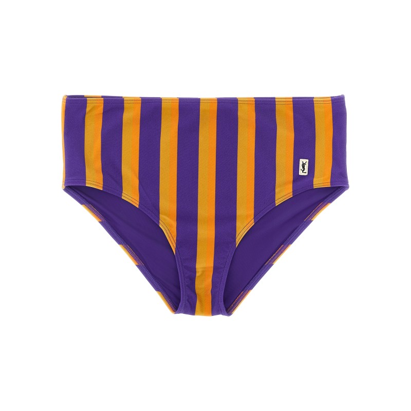 Striped bikini briefs