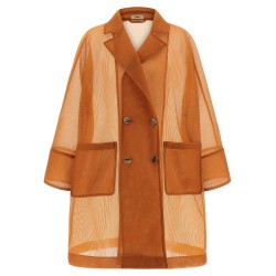 See-through coat
