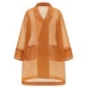 See-through coat