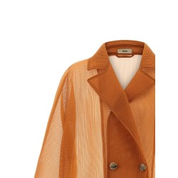 See-through coat