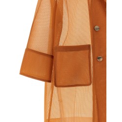 See-through coat