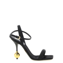 Satin sandals