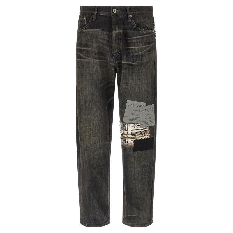 Yohji Yamamoto 'Savege denim' jeans × NH