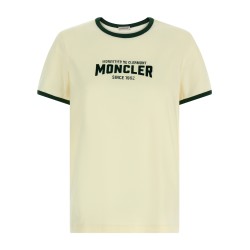 Flocked logo T-shirt