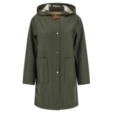 Linen raincoat