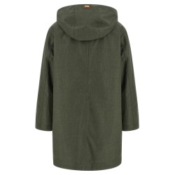 Linen raincoat