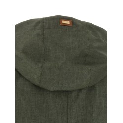 Linen raincoat