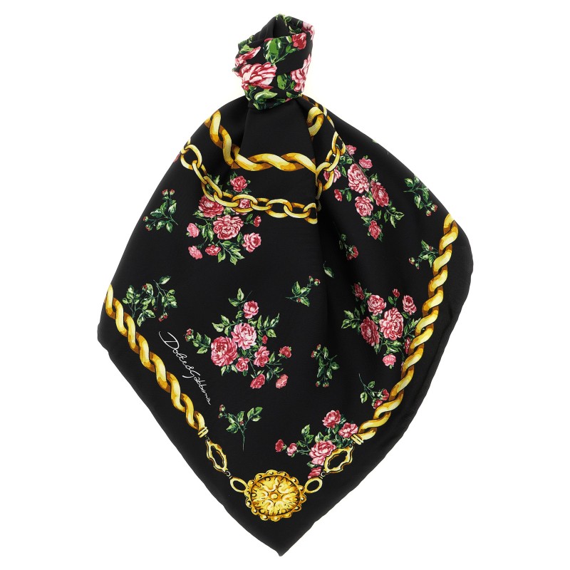 'Mazzolini di Rose' scarf