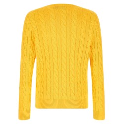 Cotton braided sweater