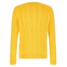 Cotton braided sweater