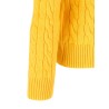Cotton braided sweater
