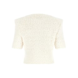 Cardigan tweed plumetis