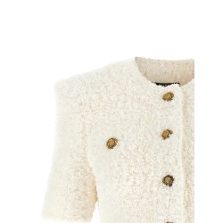 Cardigan tweed plumetis