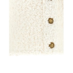 Cardigan tweed plumetis