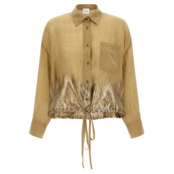 Linen blend shirt