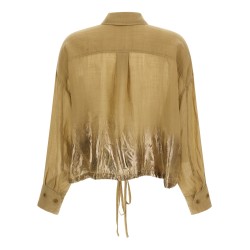 Linen blend shirt