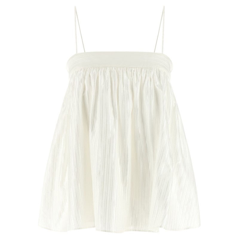 Striped viscose top