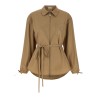 Grosgrain logo patch overshirt
