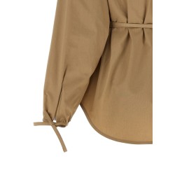 Grosgrain logo patch overshirt
