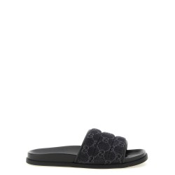GG denim slides