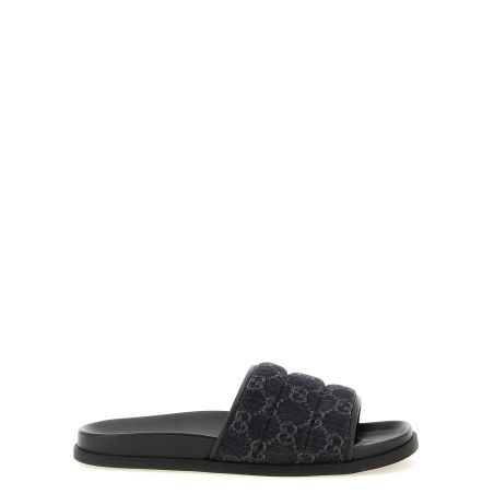 GG denim slides
