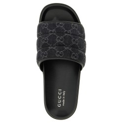 GG denim slides