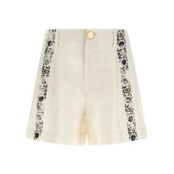 'Fortuny' linen shorts