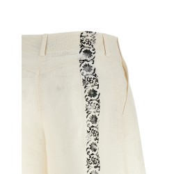 'Fortuny' linen shorts