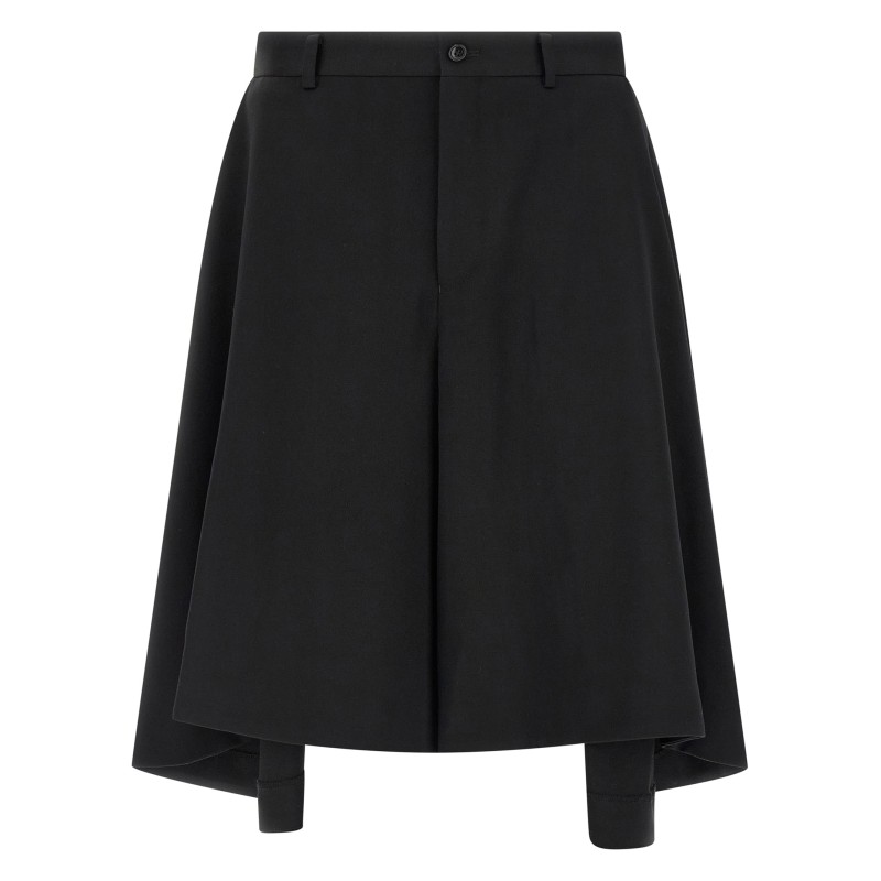 Extra loose leg bermuda shorts