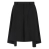 Extra loose leg bermuda shorts