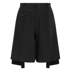 Extra loose leg bermuda shorts