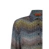 Lamé viscose shirt