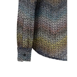Lamé viscose shirt