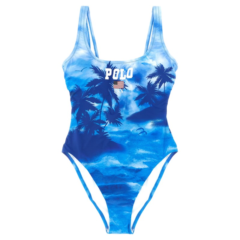 'Polo' one-piece swimsuit