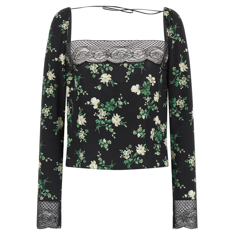 Flower print top