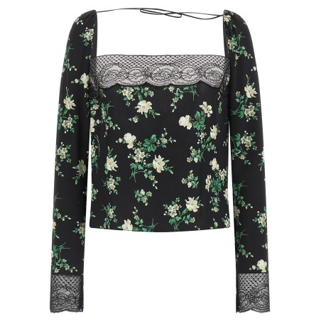 Flower print top